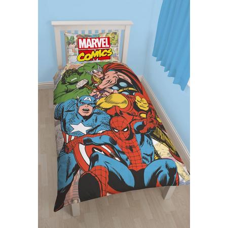 Marvel Comics Dekbedovertrek Justice 1 persoons 140x200cm