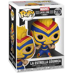 Marvel Lucha Libre Pop Vinyl: La Estrella Cosmica (Captain Marvel)