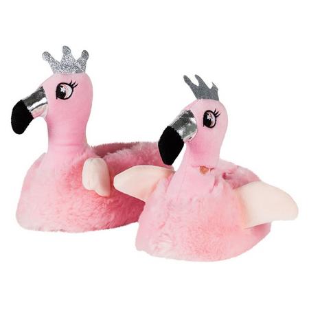 Meisjes pantoffels 34/35, Flamingo