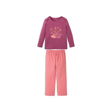 Meisjes pyjama 98/104, Paars/donkerroze