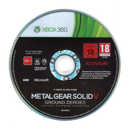 Metal Gear Solid 5 Ground Zeroes (losse disc)