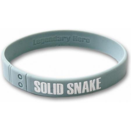 Metal Gear Solid Silicone Wristband Grey