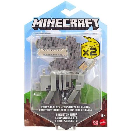 Minecraft Craft-a-Block Figure - Skeleton Wolf