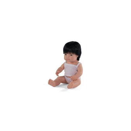 Miniland babypop jongetje met vanillegeur 38 cm wit pakje