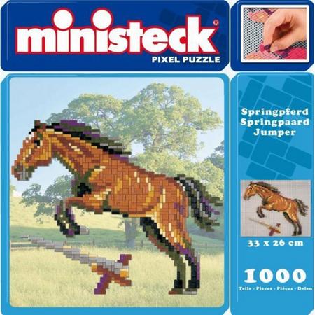 Ministeck springpaard 1000 stukjes
