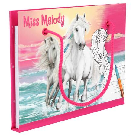 Miss Melody kleurboek met kleurpotloden