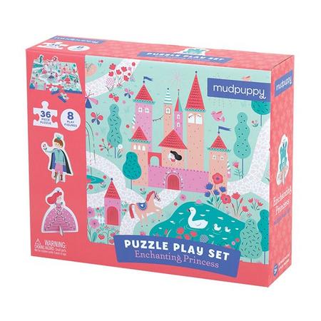 Mudpuppy Puzzel met Figuren Betoverende Prinses