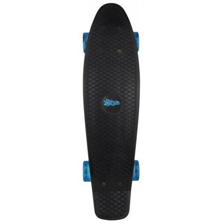 Muuwmi skateboard No Rules 57 x 15 cm hout zwart