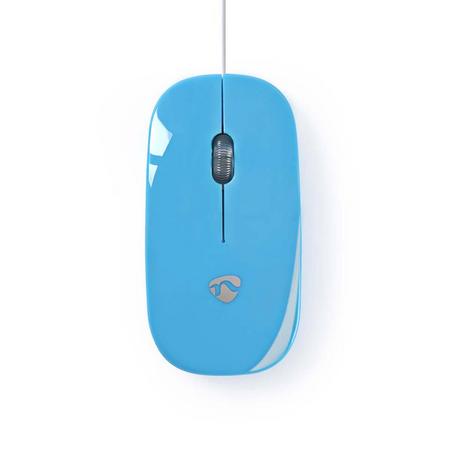 Nedis design 3 knops muis mouse blauw