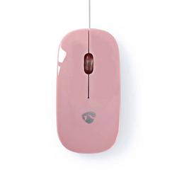 Nedis design 3 knops muis mouse roze