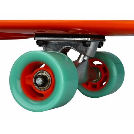 Nijdam Flipgrip Plastic Skateboard 28 Inch Rood