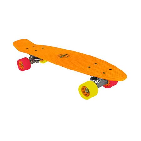 Nijdam plastic skateboard - 22,5 inch - oranje