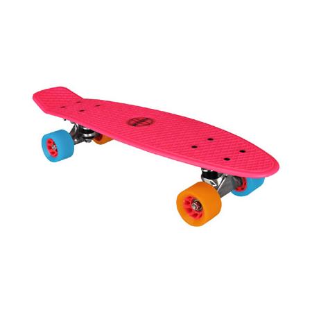 Nijdam plastic skateboard - 22,5 inch - roze