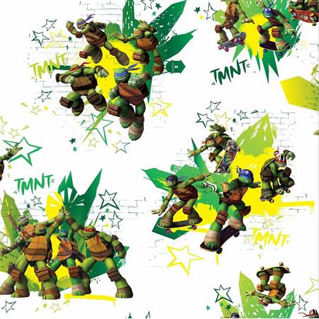 Ninja Turtles behang 10 meter - 53 cm breed