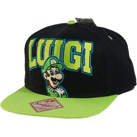 Nintendo - Black/Green Snap Back Cap Luigi
