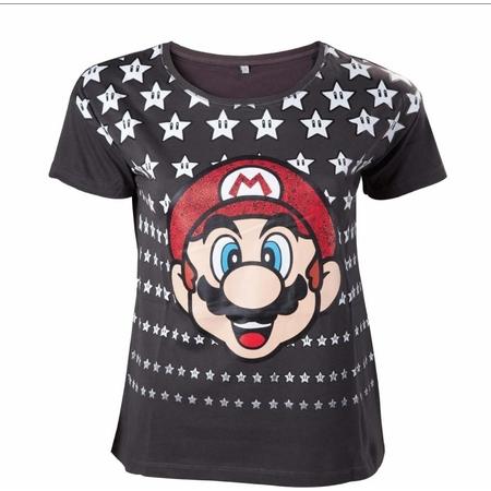Nintendo - Mario with Stars Female T-shirt