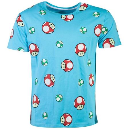 Nintendo - Super Mario Happy Toad All Over Print Men\s T-shirt