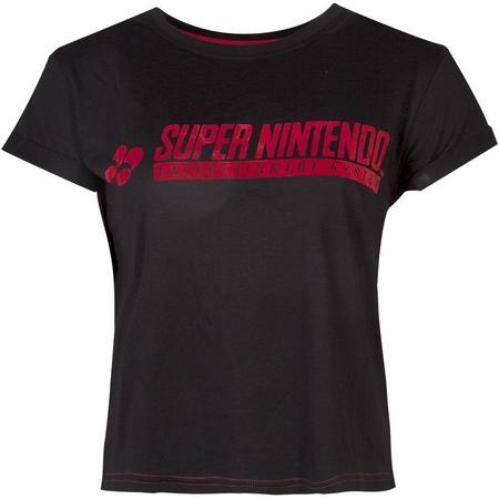 Nintendo - Super Nintendo Women\s Cropped T-shirt