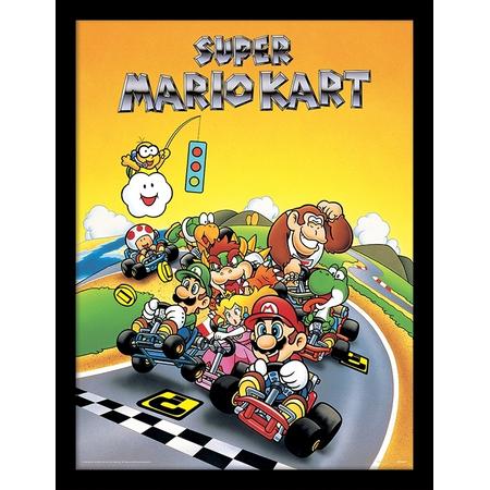Nintendo Framed Print - Super Mario Kart (30x40cm)