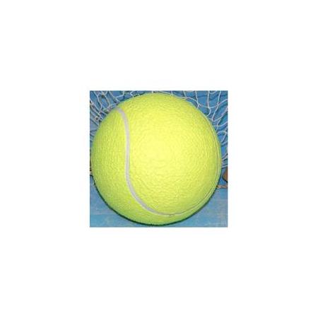 Opblaasbare tennisbal xl geel 20 cm