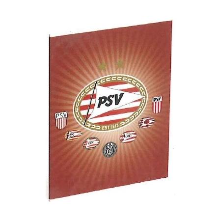 PSV schrift A5 rood