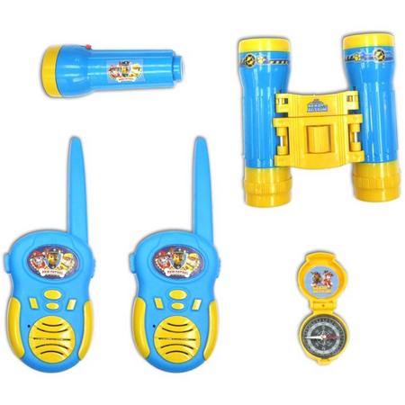 Paw Patrol walkie talkies/verrekijker/kompas voor kinderen