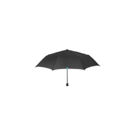 Perletti mini-paraplu handmatig heren 97 cm microfiber grijs