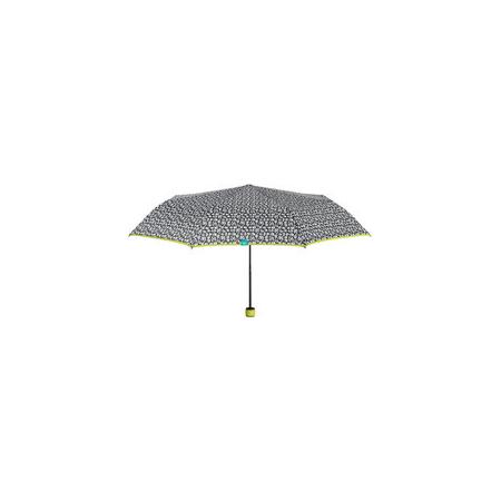 Perletti mini-paraplu heren 97 cm microfiber zwart/wit/groen