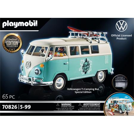 Playmobil Volkswagen T1 campingbus special edition 70826