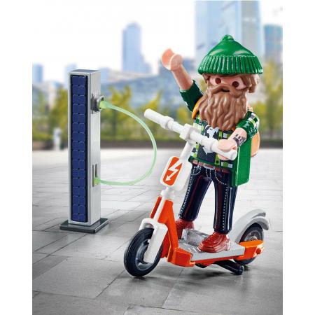 Playmobil® 70873 hipster met e-scooter