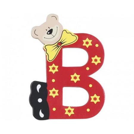 Playshoes letter B beer hout 10 cm