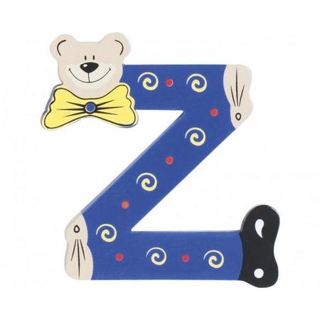 Playshoes letter Z beer hout 10 cm