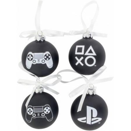 Playstation - Set of 4 Glass Ornaments