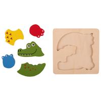 Playtive Houten puzzel (Krokodil)