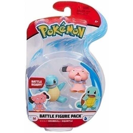 Pokemon Battle Figure Pack - Snubbull & Squirtle