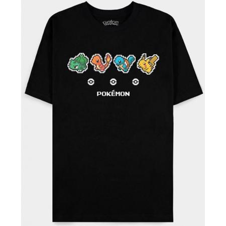 Pokémon - Starters - Men\s Black Short Sleeved T-shirt