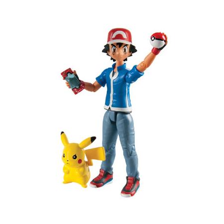 Pokémon Ash en Pikachu figuur