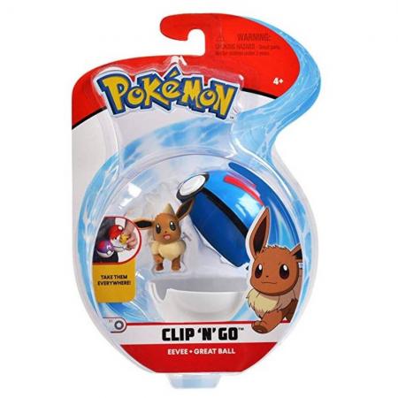 Pokémon Clip \N Go Serie 5 Eevee en Poké Ball