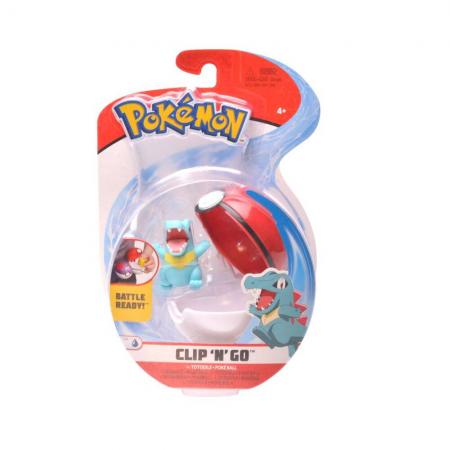 Pokémon Clip \N Go Serie 5 Totodile en Poké Ball