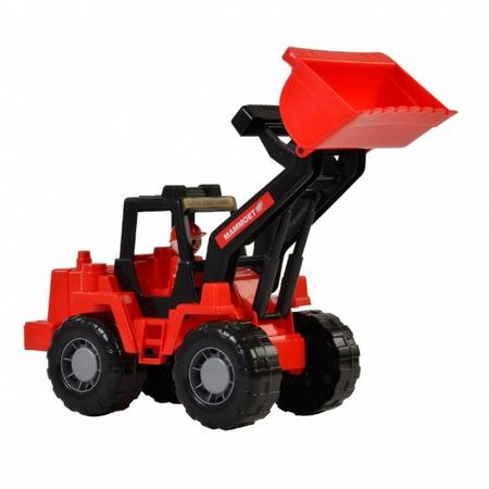 Polesie Mammoet shovel met chauffeur rood 42 cm