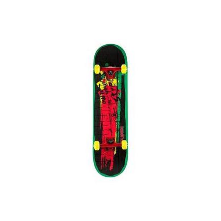 Professioneel skateboard rood/groen