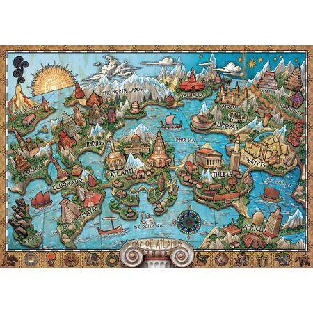 Ravensburger puzzel 1000 stukjes geheimzinnige atlantis