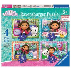Ravensburger puzzel 12-16-20-24 stukjes Gabbys dollhouse