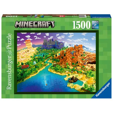 Ravensburger puzzel 1500 stukjes world of minecraft