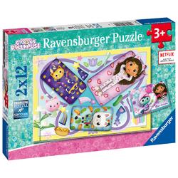 Ravensburger puzzel 2x12 stukjes Gabby's dollhouse