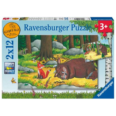 Ravensburger puzzel 2x12 stukjes the gruffalo