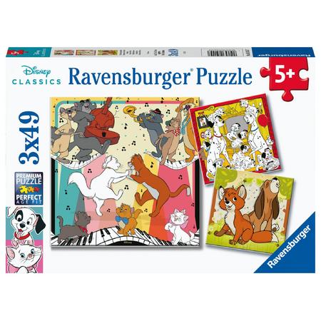 Ravensburger puzzel 3x49 stukjes disney multiproperty