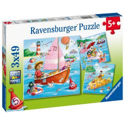 Ravensburger puzzel 3x49 stukjes op het water