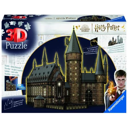 Ravensburger puzzel 540 stukjes hogwarts the great hall (night edition)