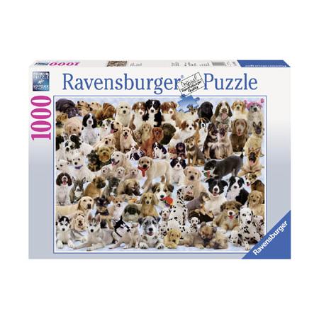 Ravensburger puzzel Hondencollage - 1000 stukjes